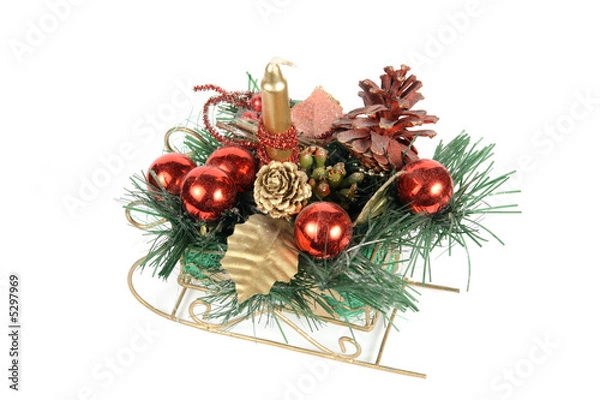 Fototapeta christmas sledge