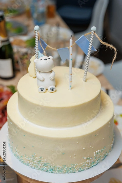 Obraz cake with candles