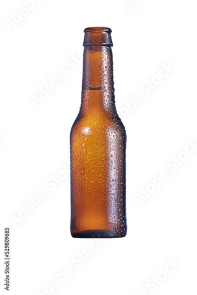 Obraz Cold Beer bottle with condensation drops