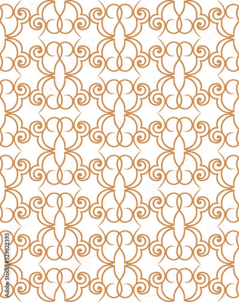 Obraz Golden ornamental seamless pattern for decor, print, wallpaper, background