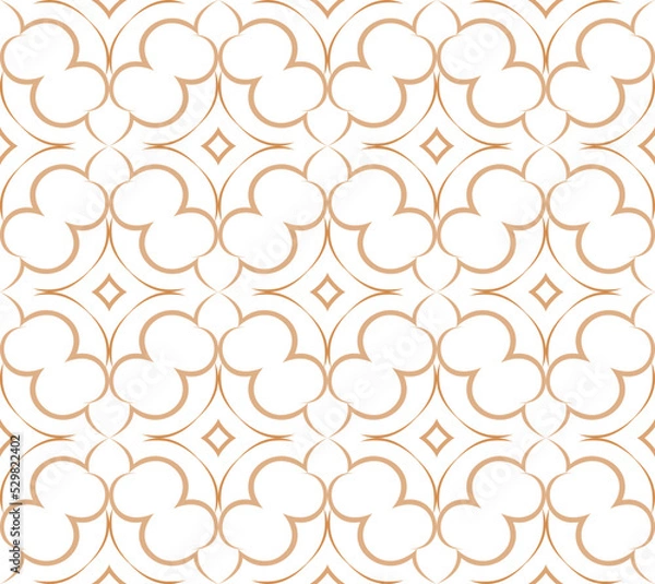 Obraz Golden ornamental seamless pattern for decor, print, wallpaper, background