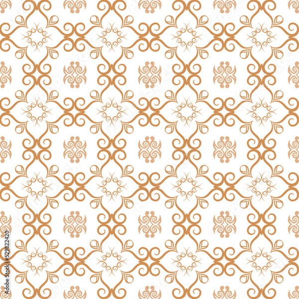 Obraz Golden ornamental seamless pattern for decor, print, wallpaper, background
