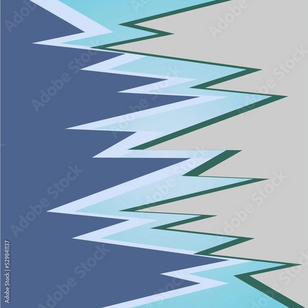 Obraz simple abstract background zigzag