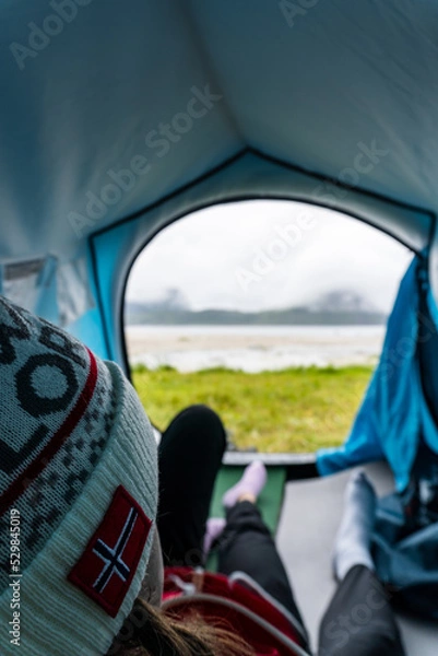 Obraz couple in the tent