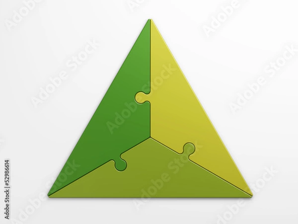 Obraz triangle to place concepts