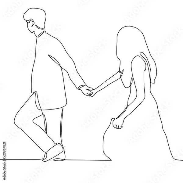 Fototapeta holding hands