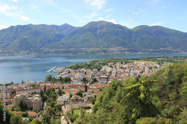 Fototapeta locarno tessin schweiz