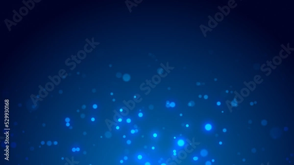 Fototapeta Abstract dot white blue pattern gradient texture technology background.