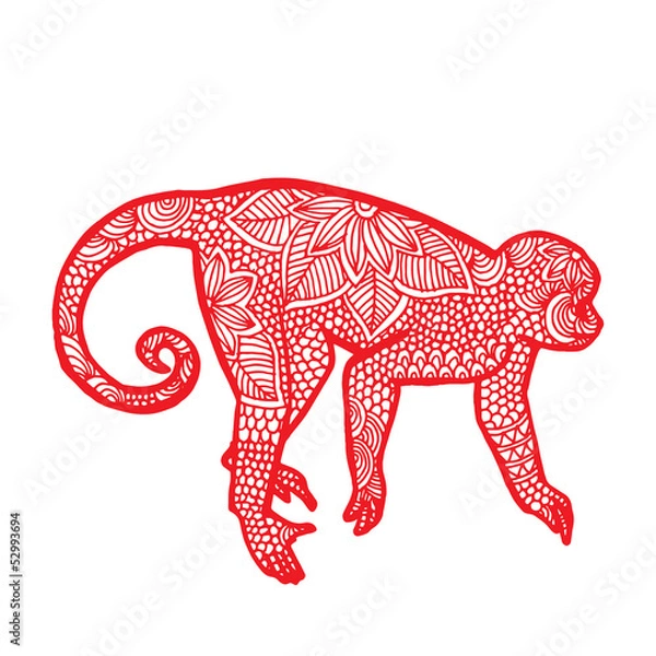 Obraz Małpa - zodiak chiński