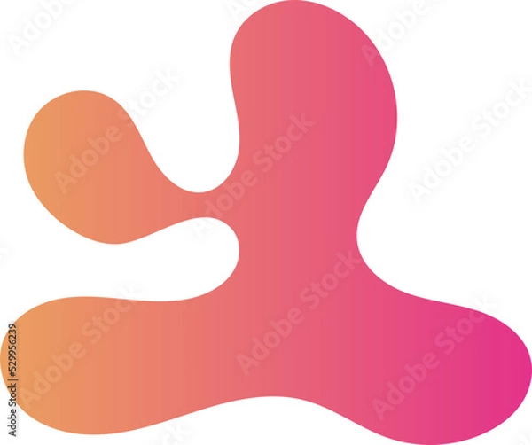 Obraz Fluid in Gradient Style