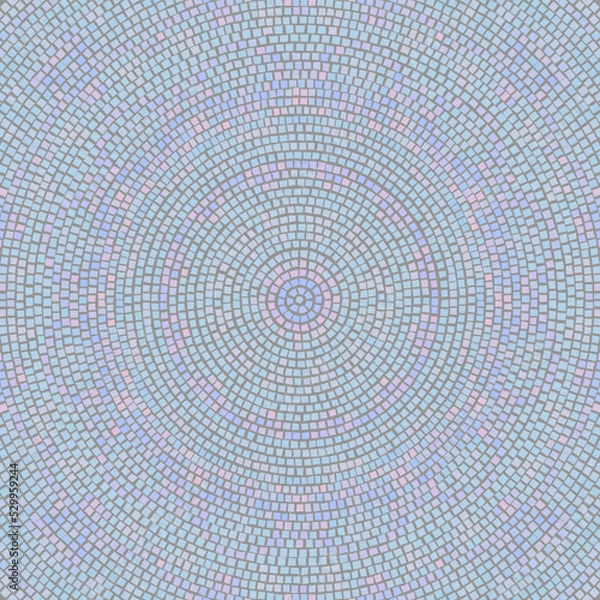 Obraz Vector seamless mosaic art pattern. Art background.