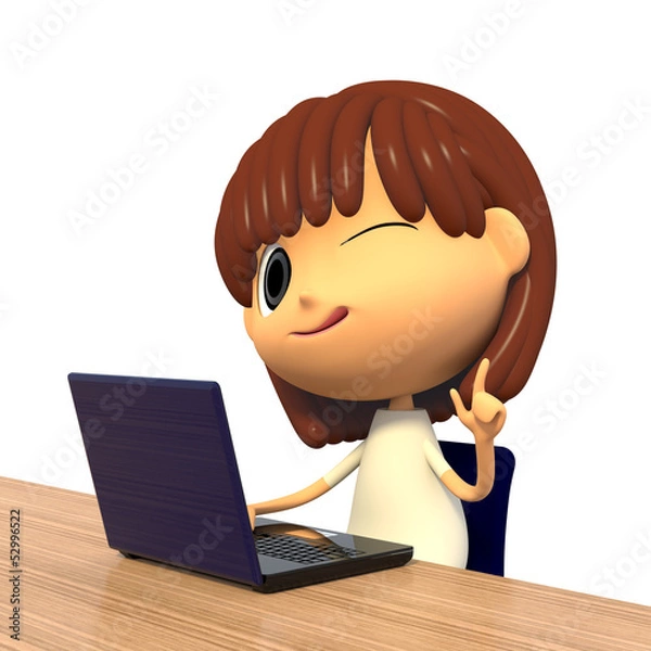 Fototapeta パソコン操作