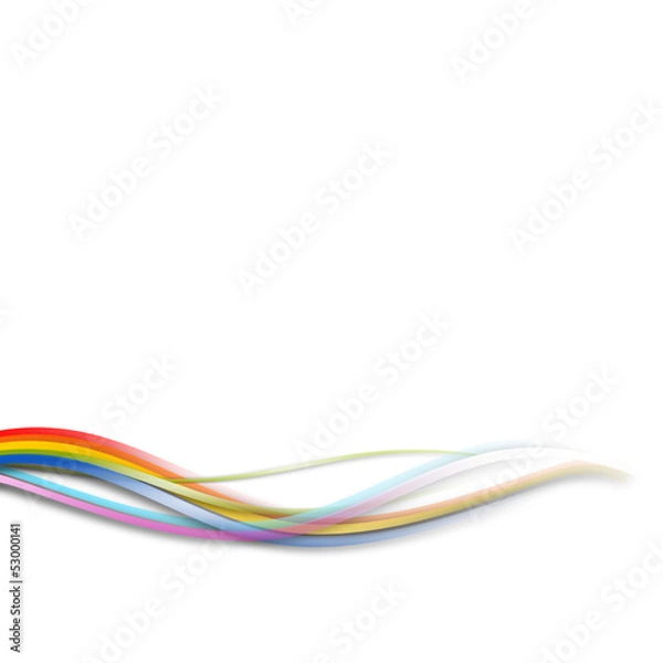 Obraz rainbow banner