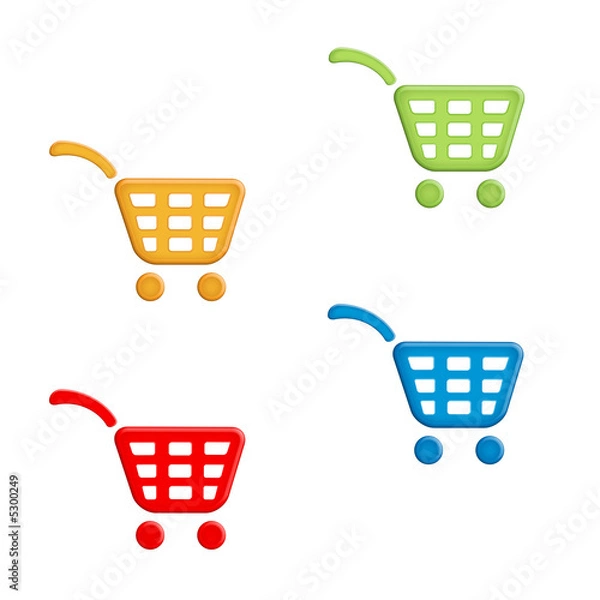 Obraz carrello shopping