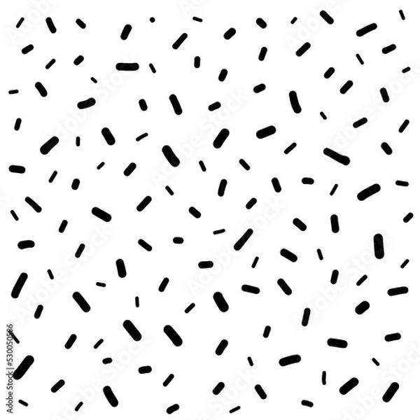 Fototapeta Random short dashes filling square space