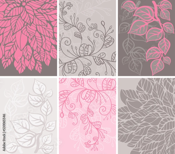 Fototapeta seamless floral background