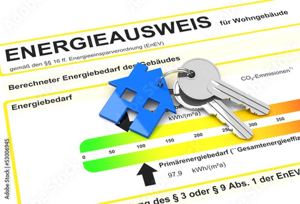 Obraz Der Energieausweis