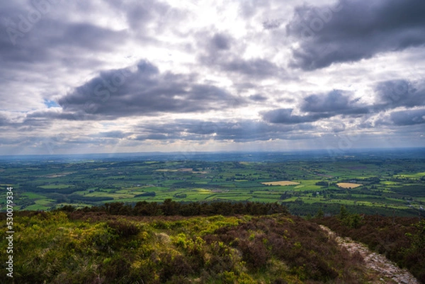 Fototapeta landscape with clouds