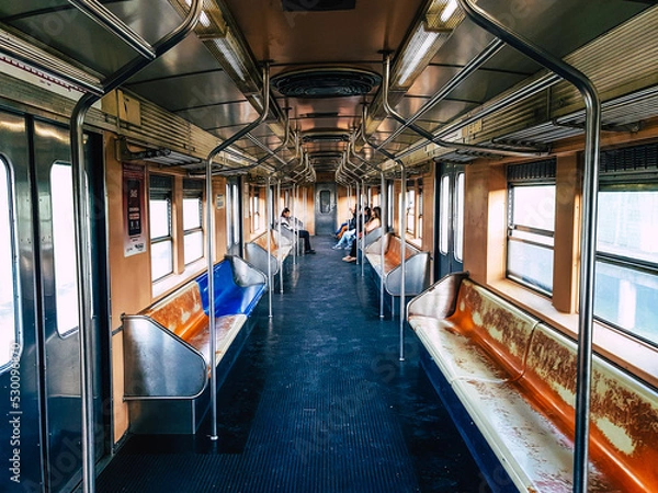 Obraz interior of a train