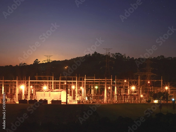 Obraz night in the city