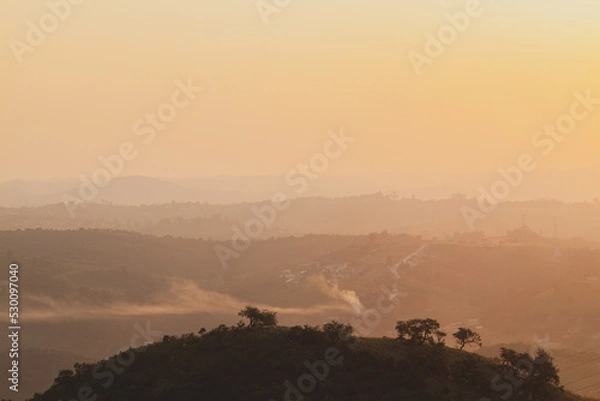 Obraz sunrise over the mountains