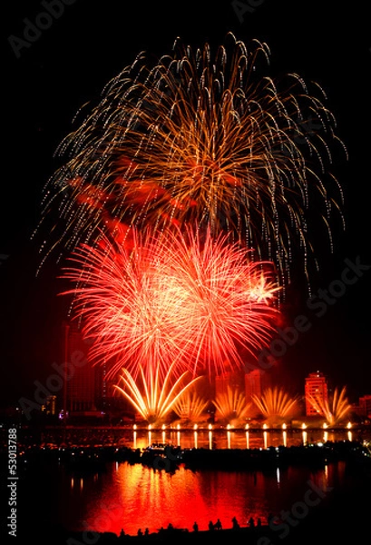 Obraz Danang International Fireworks Competition 2013