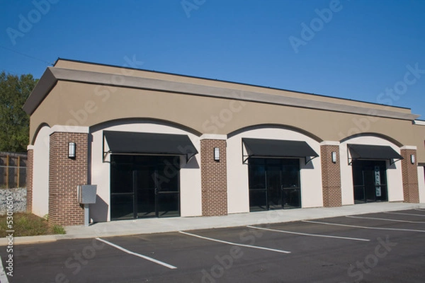 Obraz brick accents commercial mall