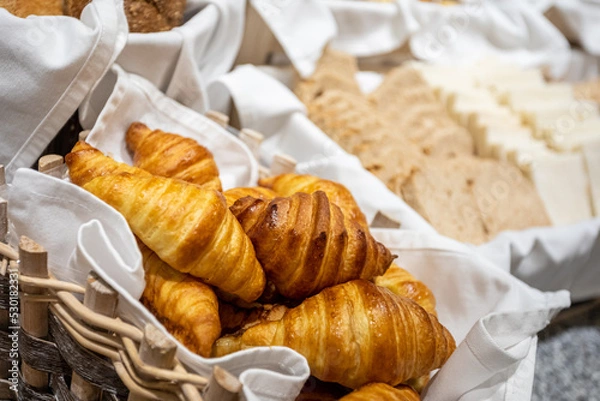 Fototapeta Buffet for breakfast, dinner and desserts