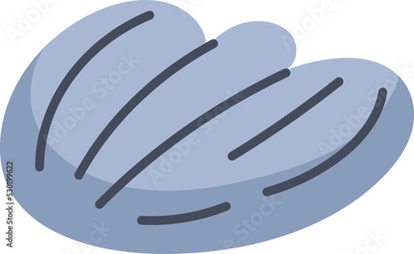 Fototapeta Conch or sink summer vacation sand decor, seashell