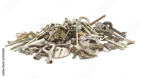 Fototapeta Heap of keys