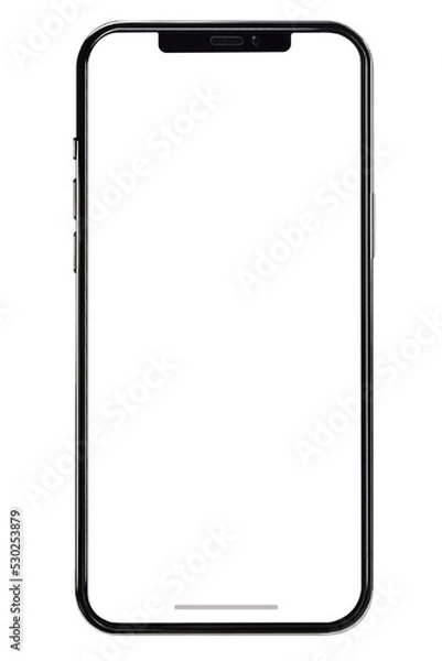 Obraz 【透過素材】スマホのブラックフレーム　リアル高画質