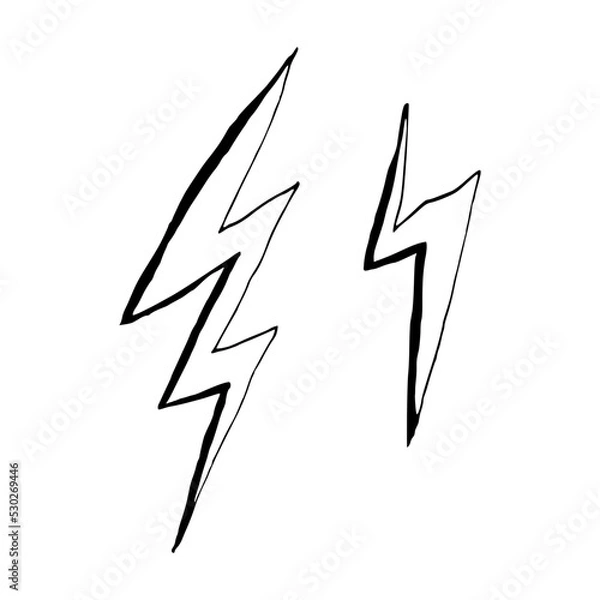 Fototapeta Lightning Bolt