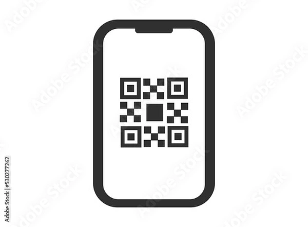 Obraz スマホ　QRコード