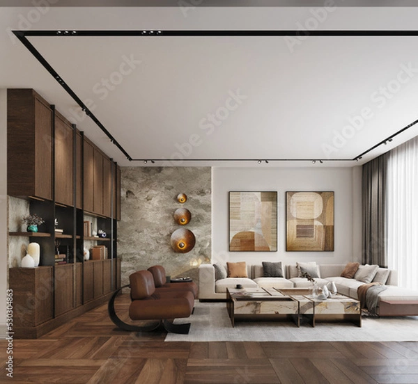 Fototapeta modern living room