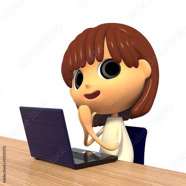 Fototapeta パソコン操作