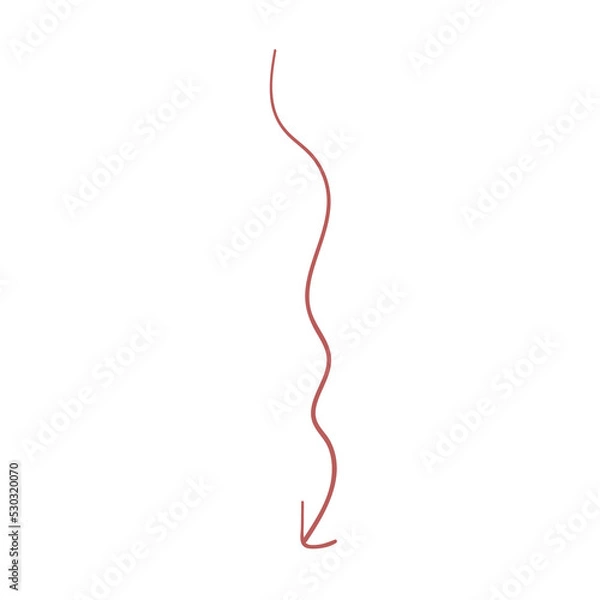 Obraz Hand drawn doodle - arrow