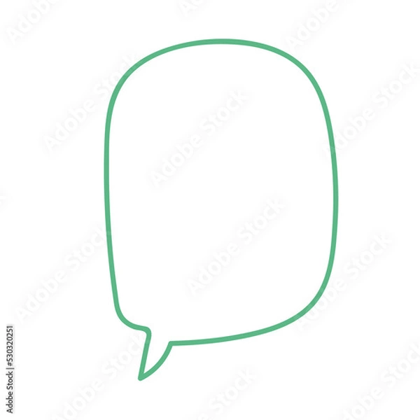 Fototapeta Hand drawn doodle icons -  speech bubble