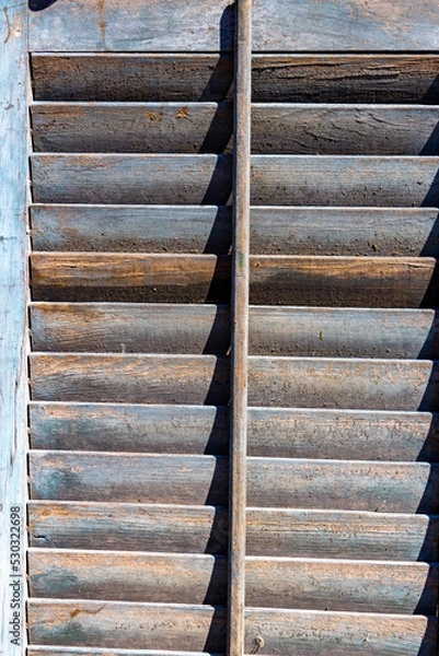 Obraz old wooden shutters