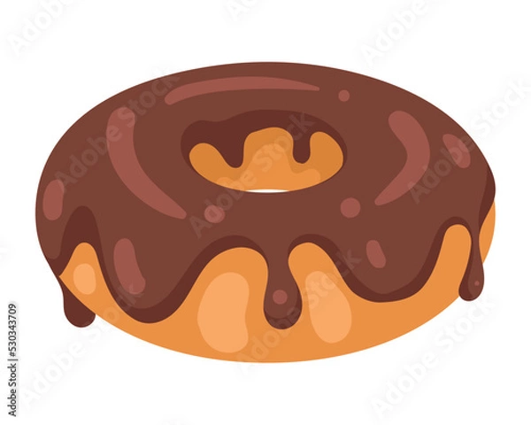 Obraz chocolate donut dessert