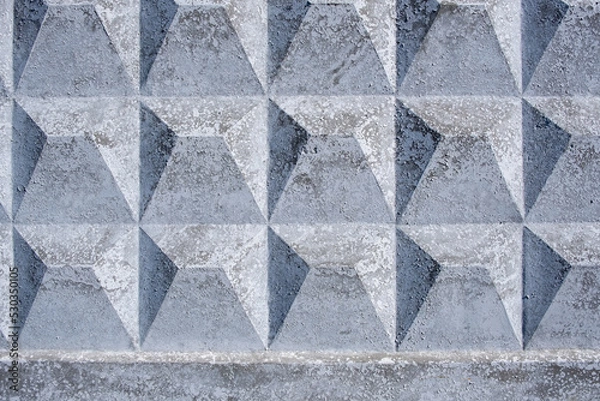 Fototapeta the soviet concrete fence pattern