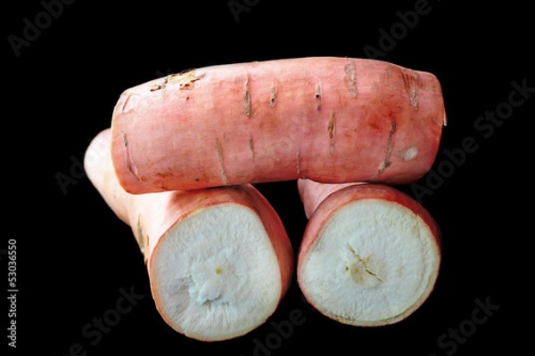 Fototapeta Raw manioc for feedstuff industry