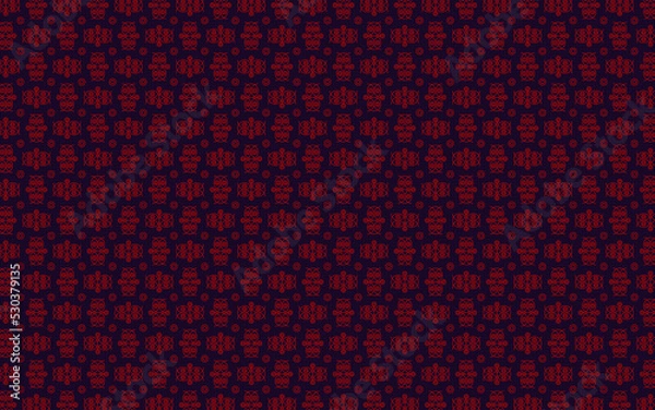 Obraz seamless pattern with elements like owl red and blue graphic art wallpaper design 