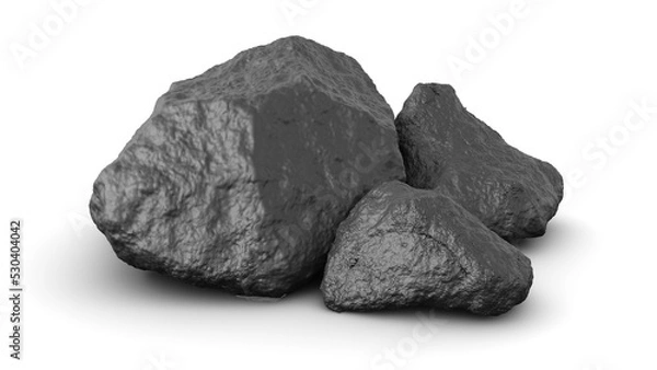 Obraz Węgiel na przezroczystym tle