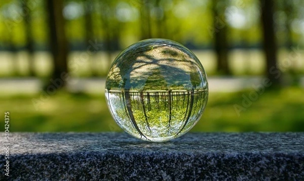 Obraz Glaskugel -Wald