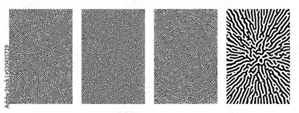 Fototapeta Vector abstract background bio diffusion. organic pattern ornament