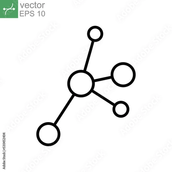 Fototapeta protein amino acid icon. Geometric chemistry Molecule . Science reaction. Proline Molecular structure. Carbon, nitrogen, oxygen atoms. line style vector illustration. design on white background EPS 10