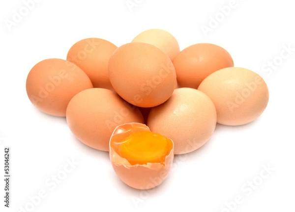 Obraz Raw eggs