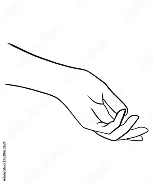 Fototapeta Continuous line drawing