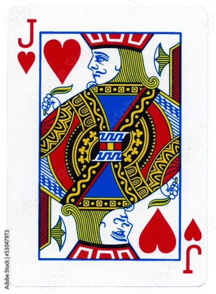 Obraz Karta do gry - Jack of Hearts