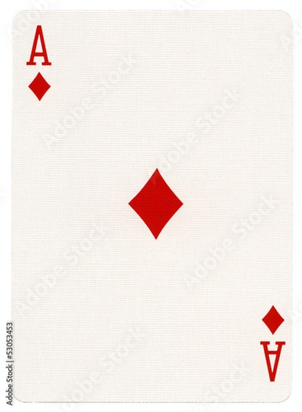 Obraz Karta do gry - Ace of Diamonds